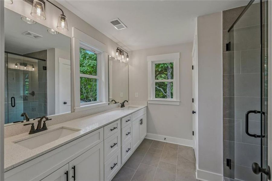 Furnished interior view inside a new home in , Atlanta (Image 6).