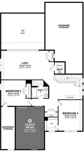 Beazer Homes Valencia Blackburn plan