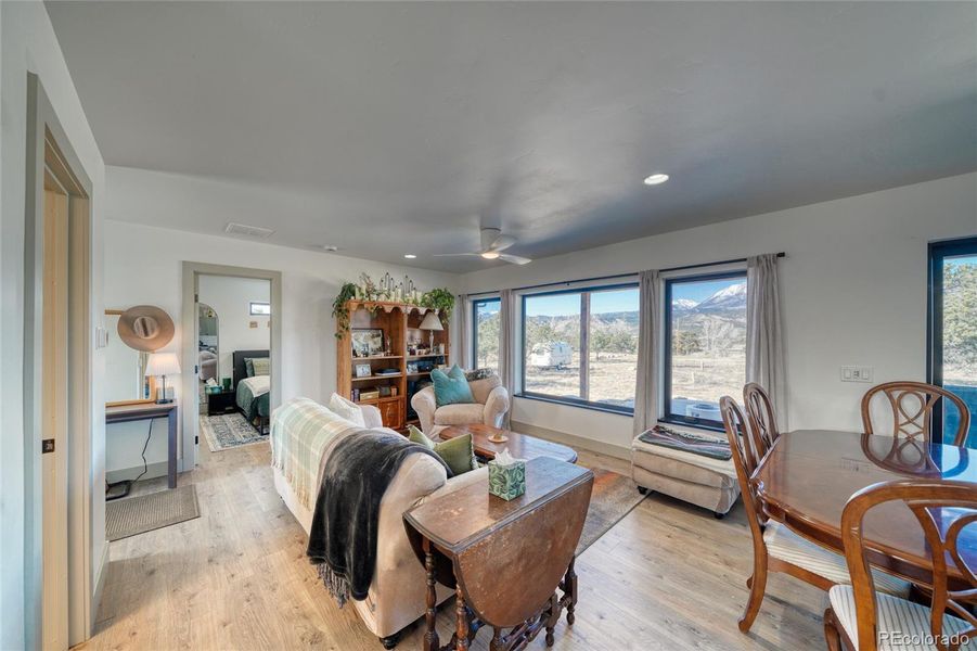 Beautiful windows with tons of natural light