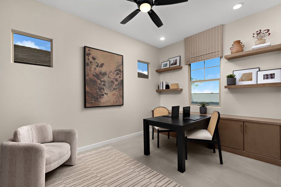 Representative furnished interior of a home built from the Sienna by Mattamy Homes in Soleo, San Tan Valley (Image 12).