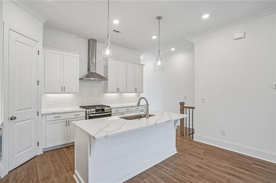 Furnished interior view inside a new home in Waterhaven, Cumming (Image 11).