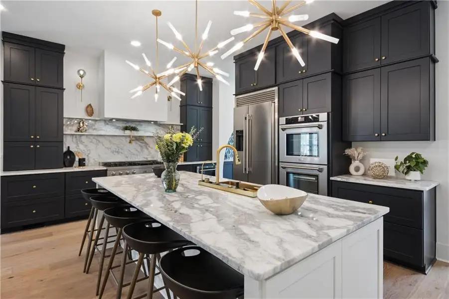 Furnished interior view inside a new home in , Atlanta (Image 44).