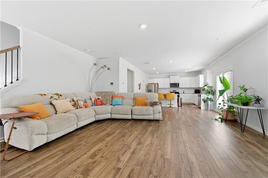 Furnished interior view inside a new home in Oakhurst Glen, Fairburn (Image 16). Furnished interior view inside a new home in Oakhurst Glen, Fairburn (Image 16).