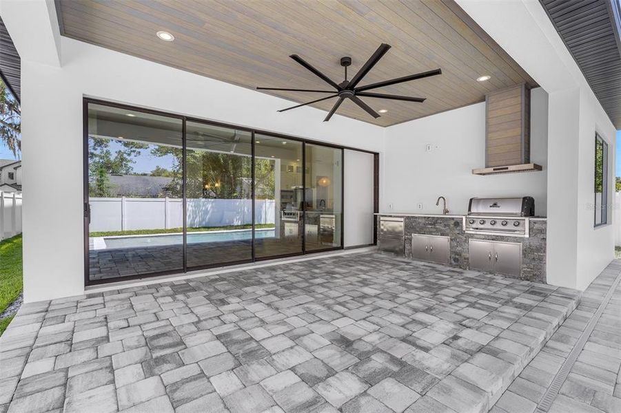 Exterior details and patio area of a home in , Winter Park (Image 30). Exterior details and patio area of a home in , Winter Park (Image 30).