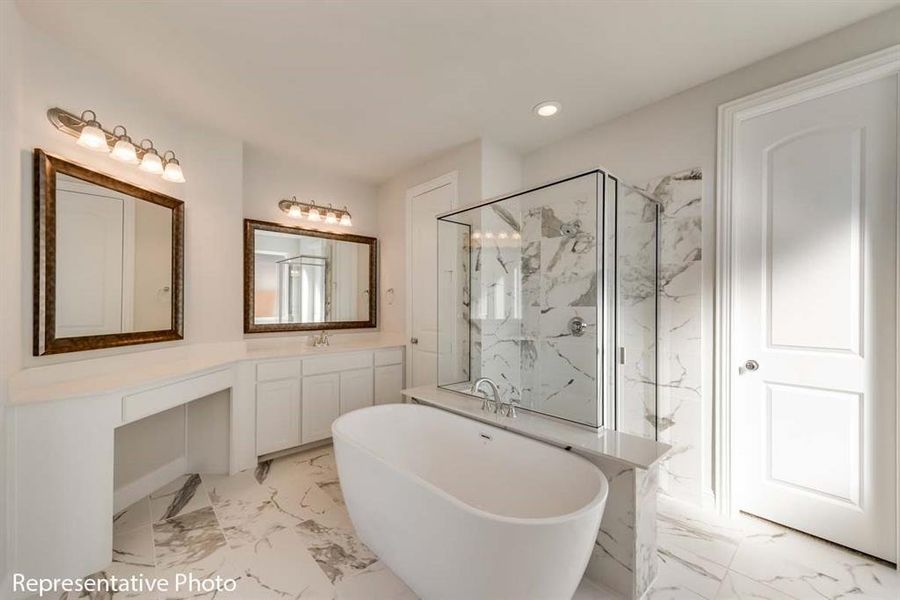 Furnished interior view inside a new home in Cedar Ridge Estates, Grand Prairie (Image 5).