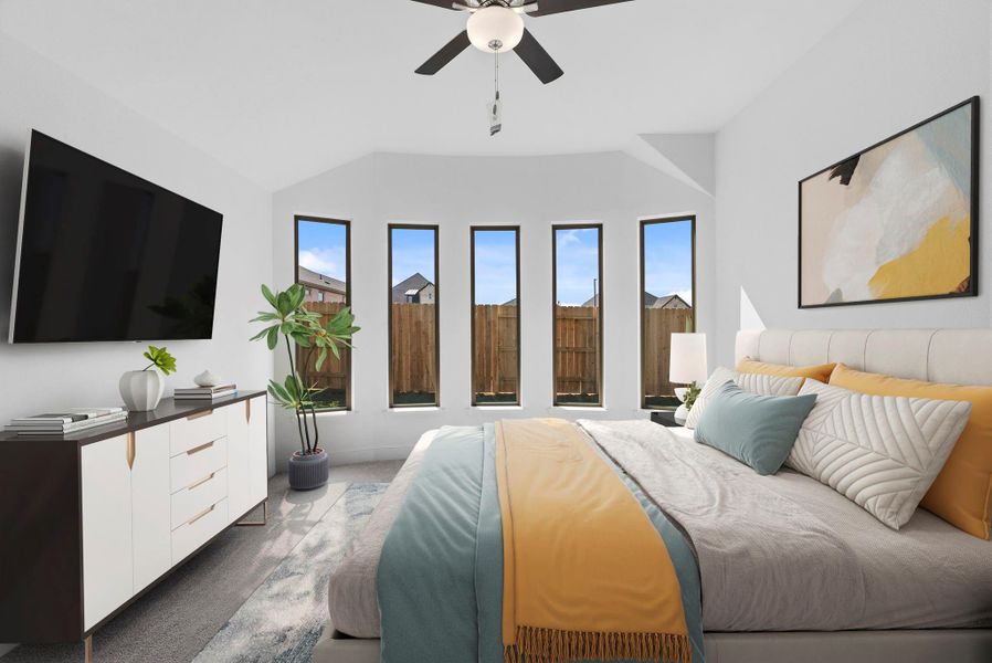 Furnished interior view inside a new home in Chambers Creek, Willis (Image 11).