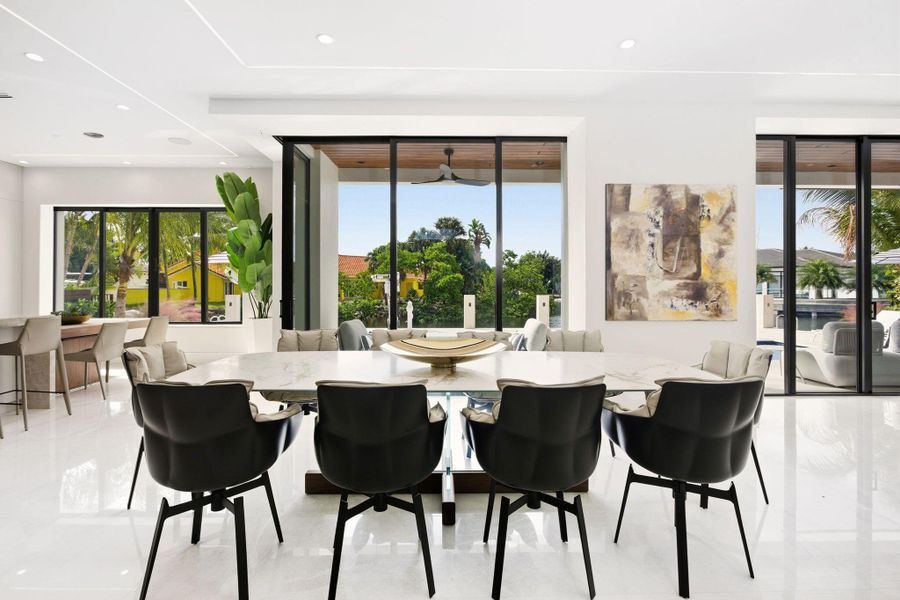 Dining Overlooking Pool & Intracoastal