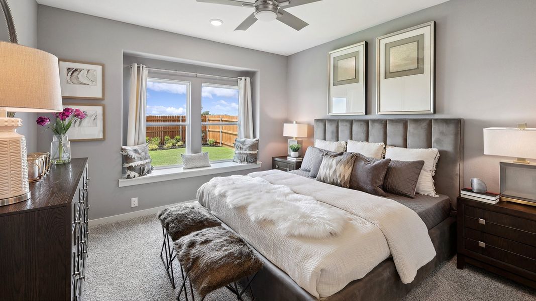 Representative furnished interior of a home built from the Latitude by DRB Homes in Bel Air Village, Sherman (Image 10).