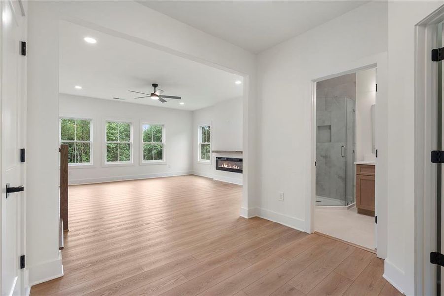 Spacious, unfurnished interior of a new home in , Hiram (Image 33).