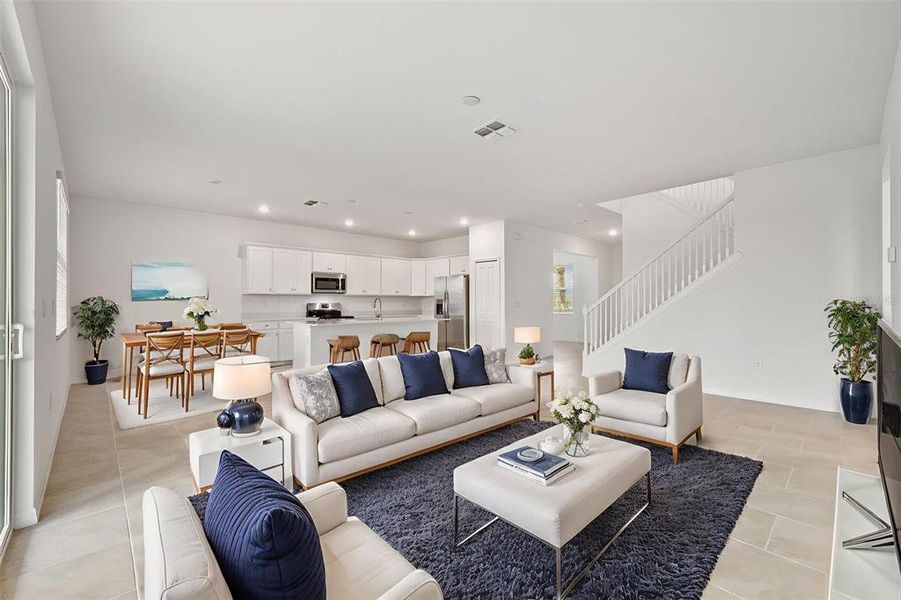 Furnished interior view inside a new home in Rye Ranch: Executive Homes, Parrish (Image 9).
