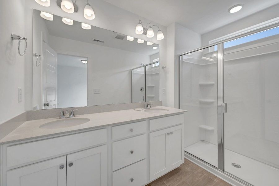 Furnished interior view inside a new home in Powell, Angier (Image 7).