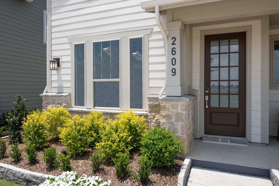 Representative exterior details of a home built from the Sorrel by Tri Pointe Homes in Painted Tree, McKinney (Image 4).