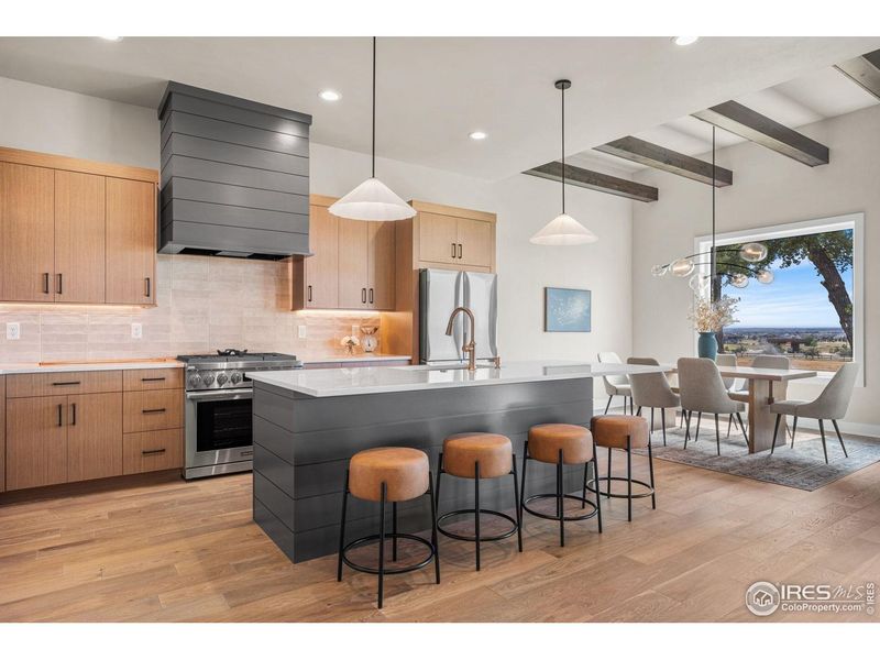 Furnished interior view inside a new home in , Timnath (Image 5).