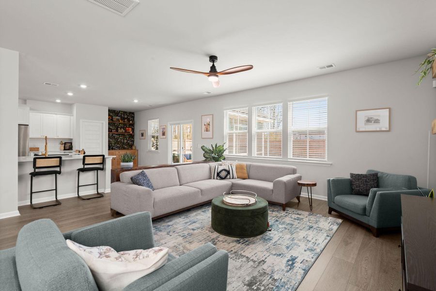 Furnished interior view inside a new home in Lindera Preserve at Cane Bay Plantation, Summerville (Image 4).