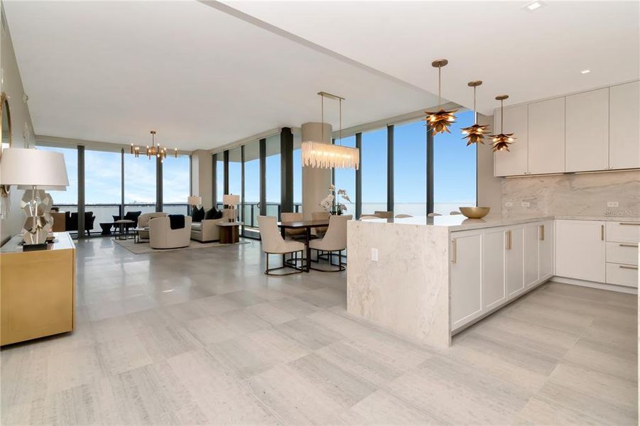 Furnished interior view inside a new home in , Tampa (Image 13).