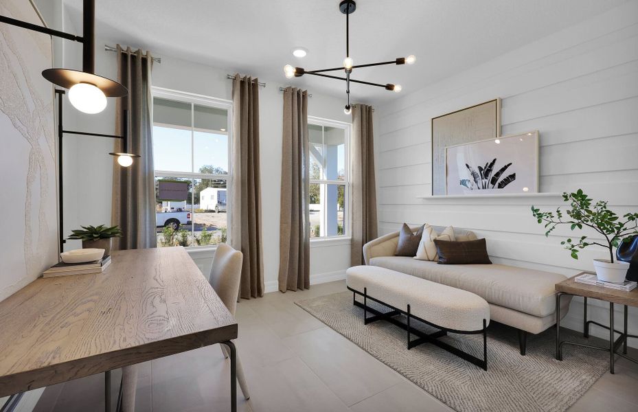 Furnished interior view inside a new home in Double Branch, Middleburg (Image 12). Furnished interior view inside a new home in Double Branch, Middleburg (Image 12).