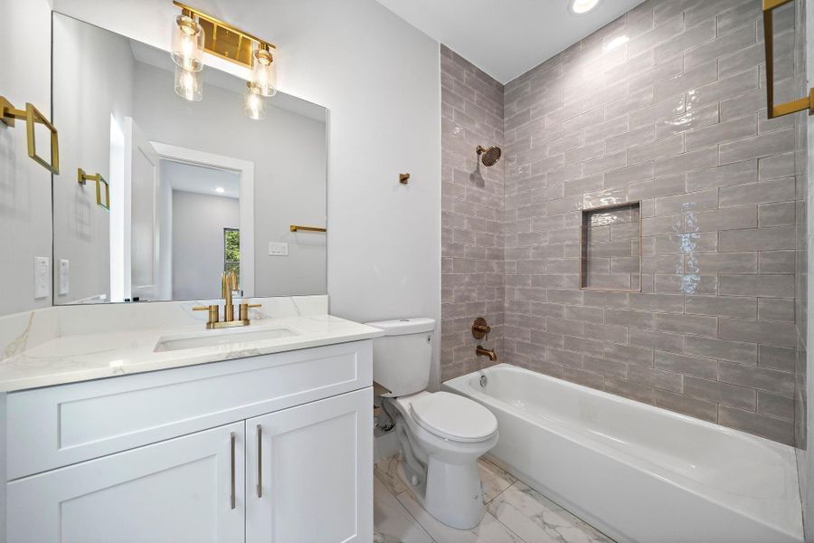 Furnished interior view inside a new home in , Houston (Image 13).