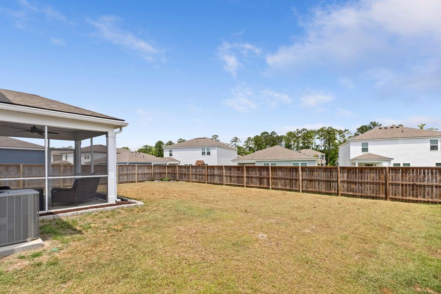 Exterior details and patio area of a home in Bradford Pointe, Summerville (Image 26). Exterior details and patio area of a home in Bradford Pointe, Summerville (Image 26).