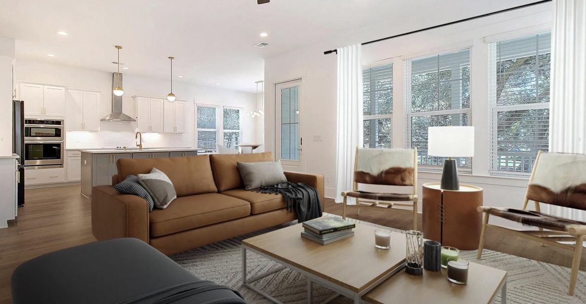 Furnished interior view inside a new home in , Johns Island (Image 6).