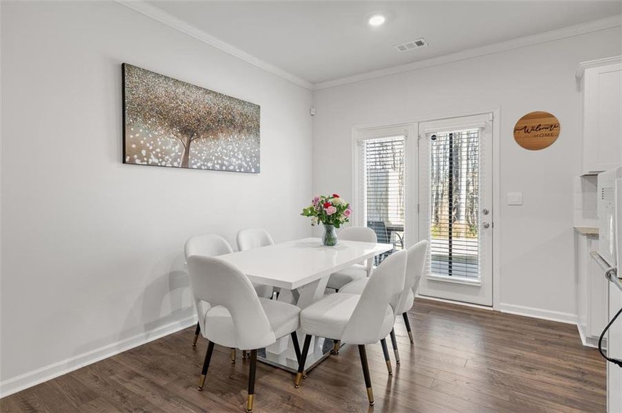 Furnished interior view inside a new home in , Buford (Image 13).