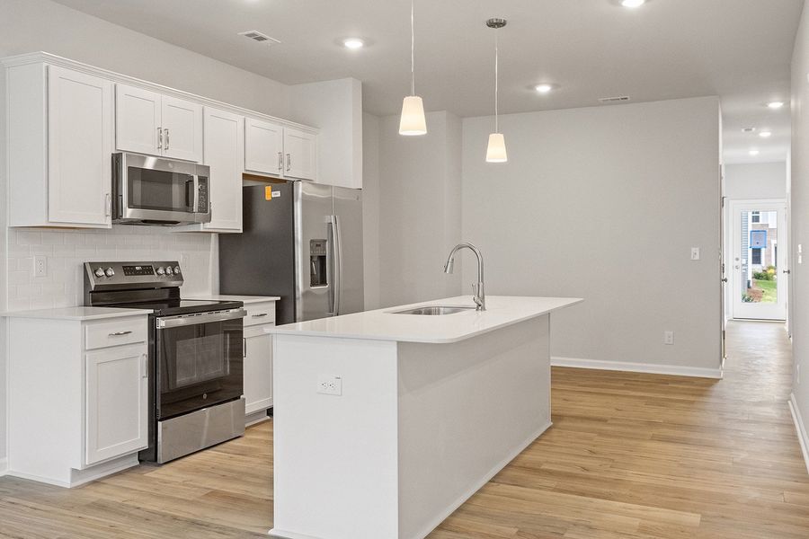 Furnished interior view inside a new home in Renaissance at White Oak, Garner (Image 6).