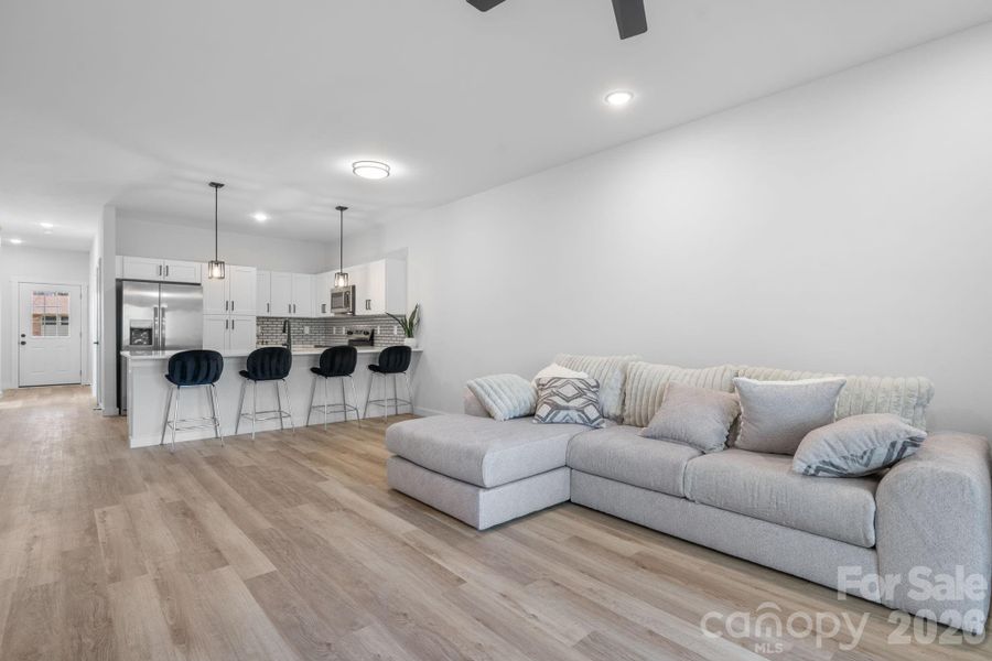 Furnished interior view inside a new home in , Hickory (Image 16).