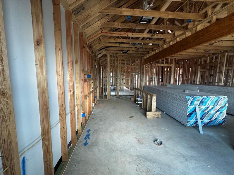 In-progress construction of a new home in Berry Creek Highlands, Georgetown, TX (Image 9).