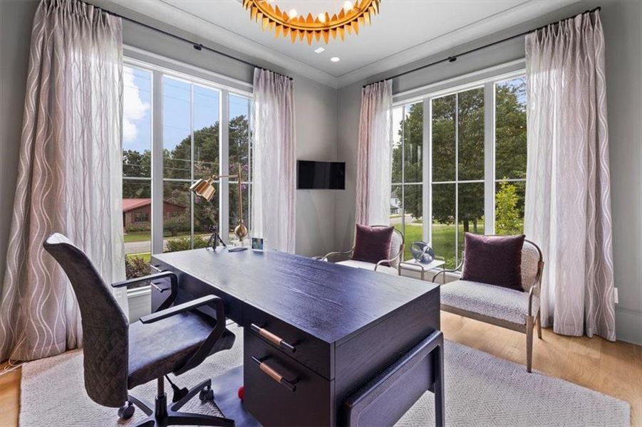 Furnished interior view inside a new home in , Roswell (Image 5).