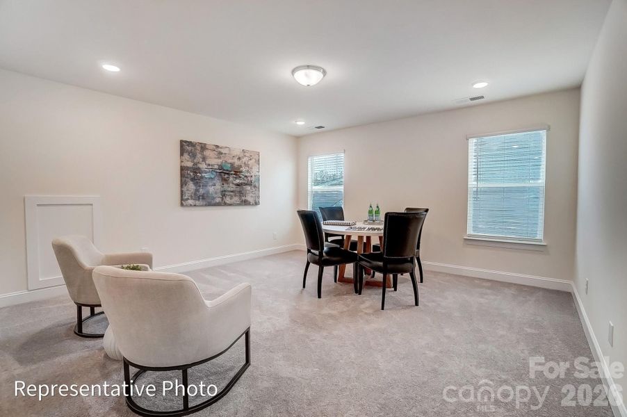 Furnished interior view inside a new home in Waterford Commons, Rock Hill (Image 14). Furnished interior view inside a new home in Waterford Commons, Rock Hill (Image 14).
