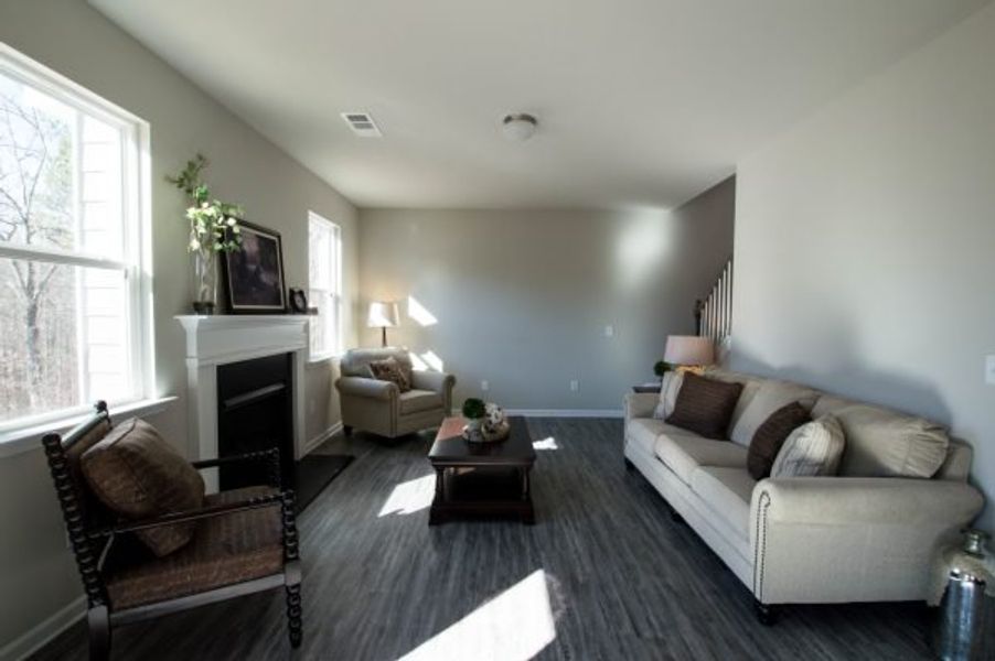 Representative furnished interior of a home built from the Brentwood by Piedmont Residential in Hampton Ridge, Jefferson (Image 10).