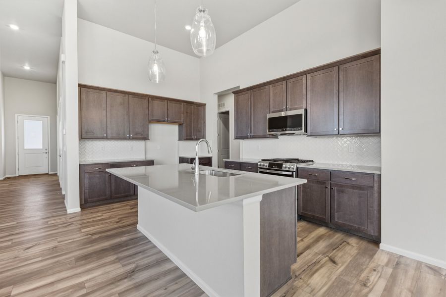 Furnished interior view inside a new home in Talon Pointe, Thornton (Image 5).