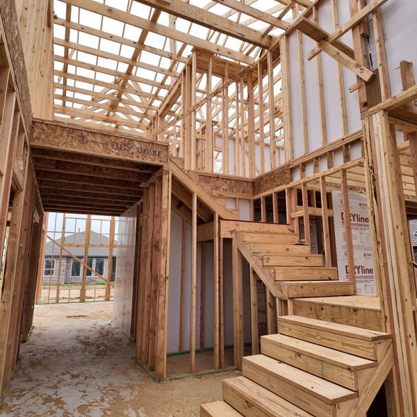 In-progress construction of a new home in Wildrye, Waller, TX (Image 4).