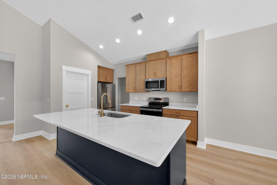 Furnished interior view inside a new home in , Macclenny (Image 9).