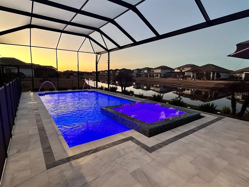 Exterior details and patio area of a home in , Wesley Chapel (Image 31).