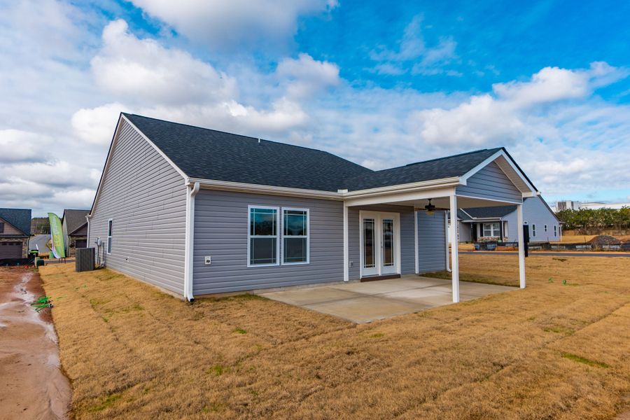 Representative exterior details of a home built from the Clifton by Enchanted Homes in Arcadia Village, Spartanburg (Image 34).