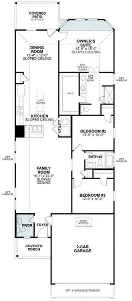 2D floor plan layout of this home in Magnolia Ridge, Magnolia, TX (Image 2). 2D floor plan layout of this home in Magnolia Ridge, Magnolia, TX (Image 2).