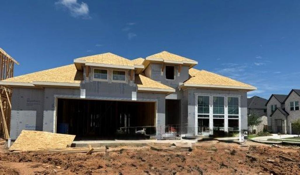 In-progress construction of a new home in Tompkins Reserve, Katy, TX (Image 6).