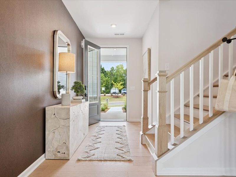 Representative furnished interior of a home built from the Mayes by Tri Pointe Homes in Millstone, Cramerton (Image 6). Representative furnished interior of a home built from the Mayes by Tri Pointe Homes in Millstone, Cramerton (Image 6).