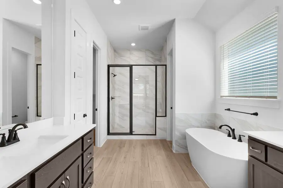 Furnished interior view inside a new home in Broken Oak, Georgetown (Image 6). Furnished interior view inside a new home in Broken Oak, Georgetown (Image 6).