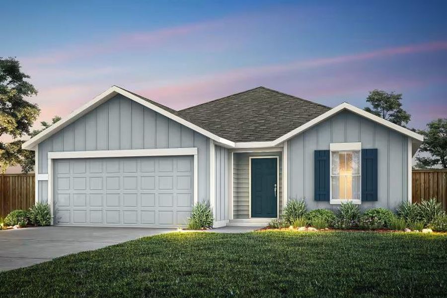 Centex Homes, Morgan elevation HC101, rendering