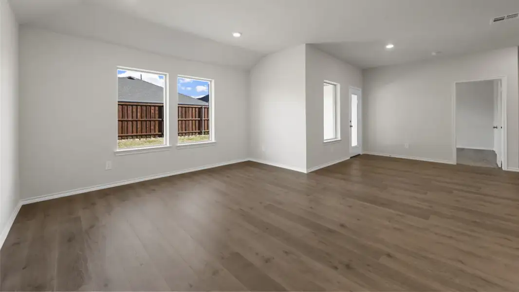 Representative unfurnished interior of a home built from the Denton by D.R. Horton in Asher Oaks, Bonham (Image 8).