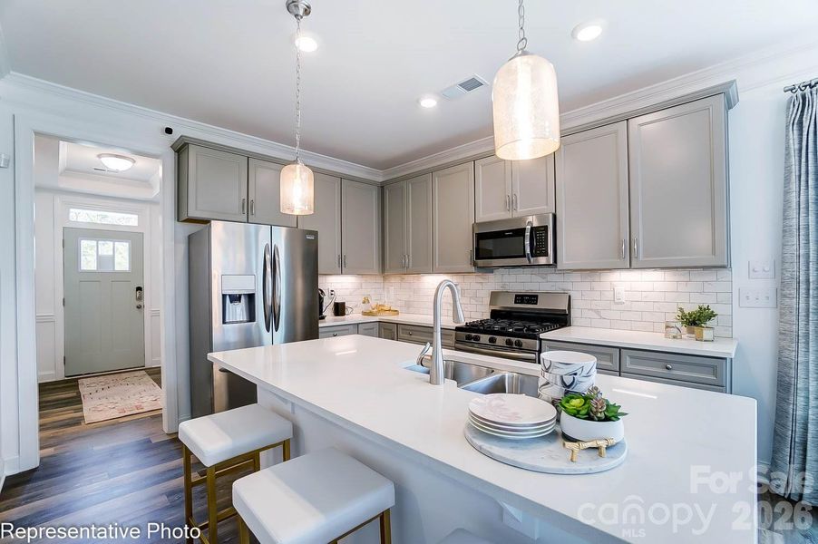 Furnished interior view inside a new home in Harrisburg Village, Harrisburg (Image 6).
