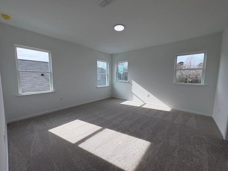 Primary Bed featuring the AW Collection® Timeless - Relaxed elegance with soft, neutral tones.