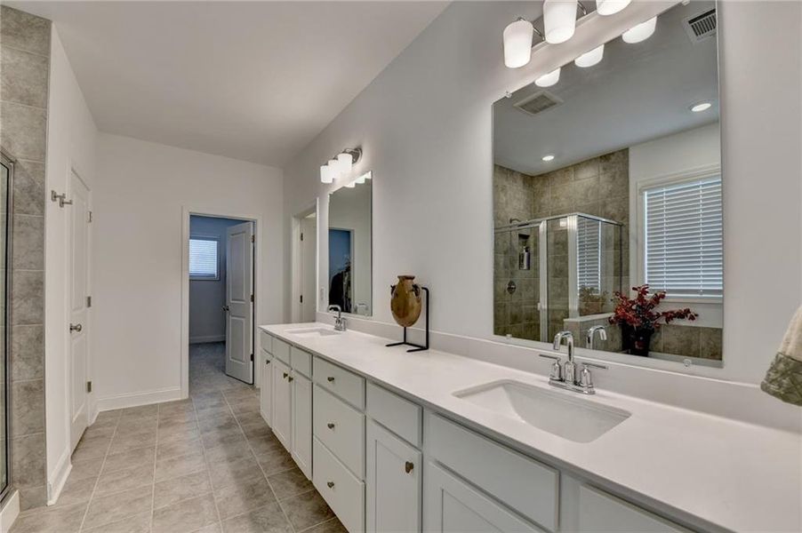 Furnished interior view inside a new home in Bailey Fence, Dacula (Image 52).