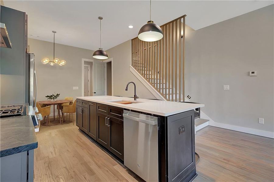 Furnished interior view inside a new home in , Atlanta (Image 30).