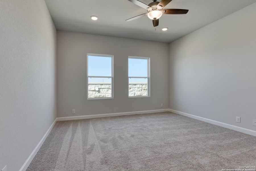 Spacious, unfurnished interior of a new home in Enclave at Hennersby Hollow 50's, San Antonio (Image 26). Spacious, unfurnished interior of a new home in Enclave at Hennersby Hollow 50's, San Antonio (Image 26).