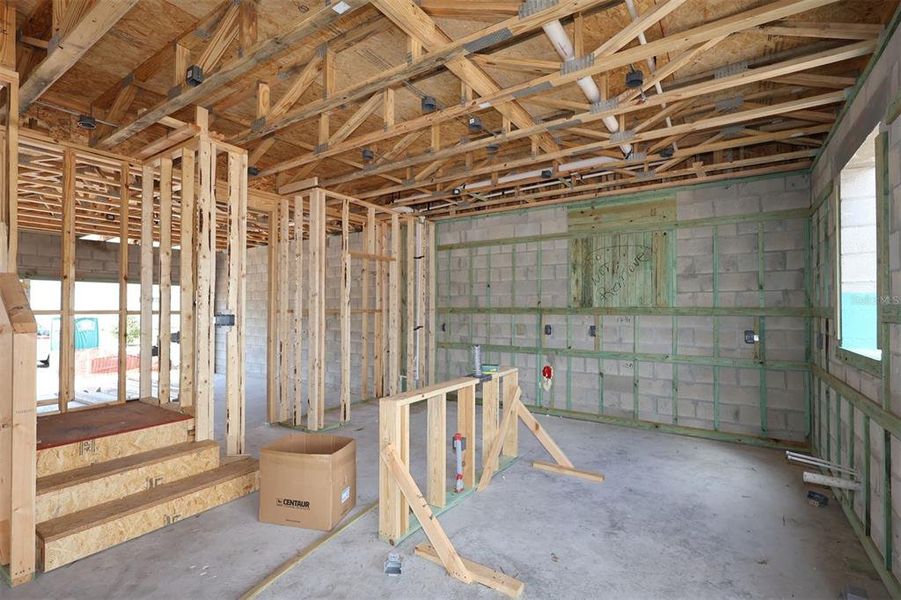 In-progress construction of a new home in Bay Lake Farms, St. Cloud, FL (Image 10).