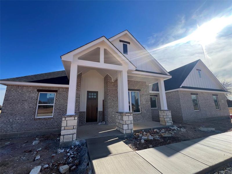 In-progress construction of a new home in Zion Valley, Poolville, TX (Image 6).