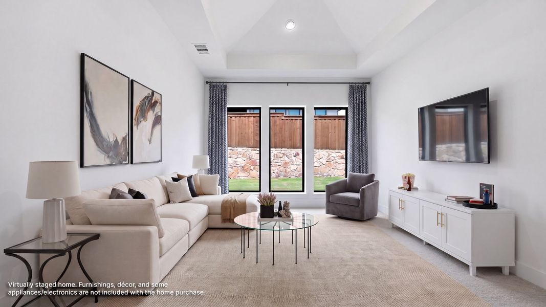 Furnished interior view inside a new home in Terraces, Rockwall (Image 10).