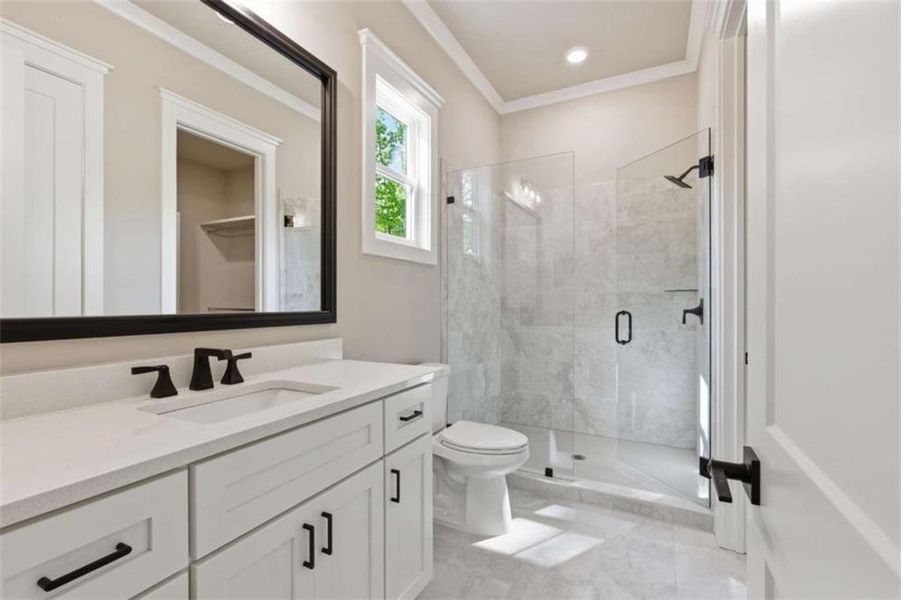 Furnished interior view inside a new home in , Clarkesville (Image 6).